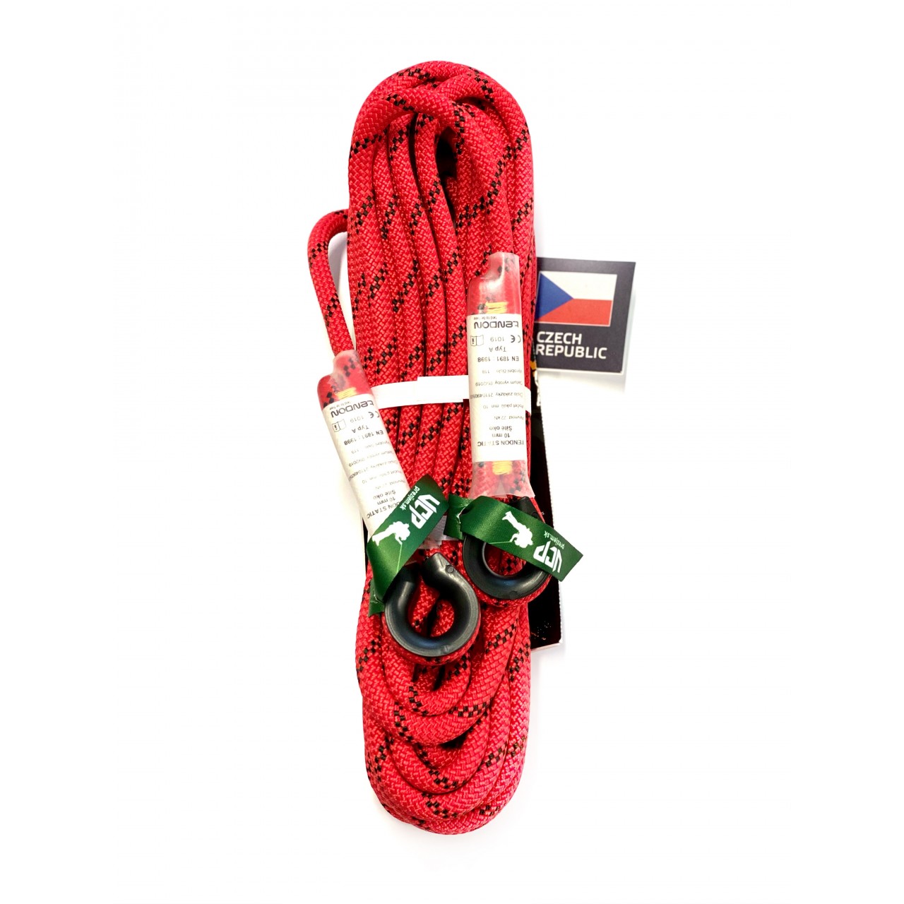 Záchranárske zlaňovacie lano -RED 15m