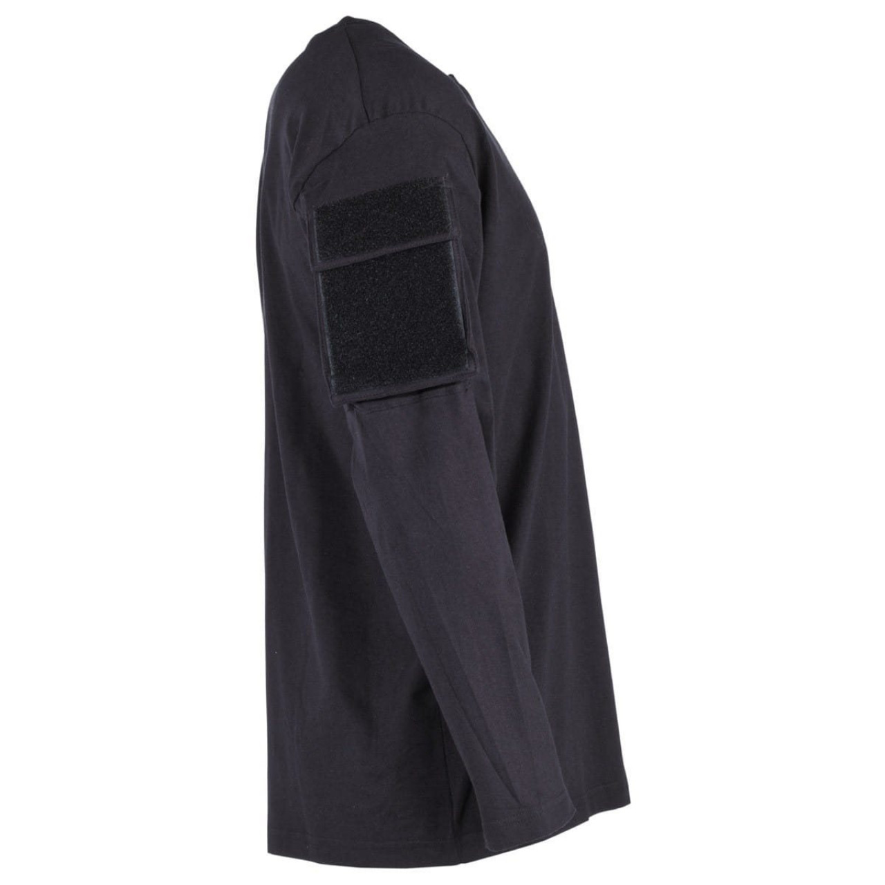 Tričko TAKTICKÉ velcro PANEL s vreckom ČIERNE