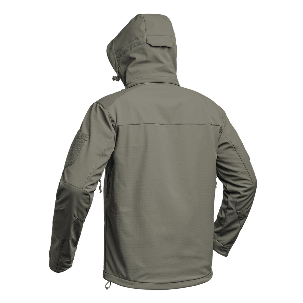 Bunda FIGHTER V2 softshell s kapucňou ZELENÁ