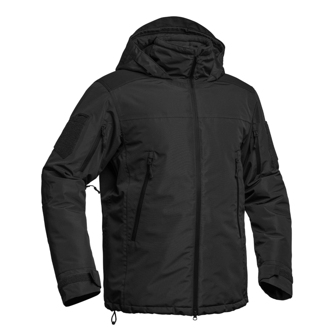 Bunda parka FIGHTER XMF 200 hardshell ČIERNA