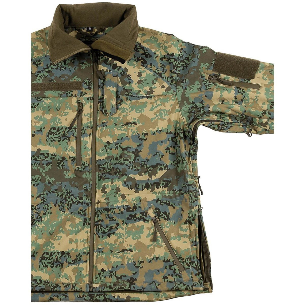 Bunda softshell HIGH DEFENCIE rakúske maskovanie 03-Tarnanzug