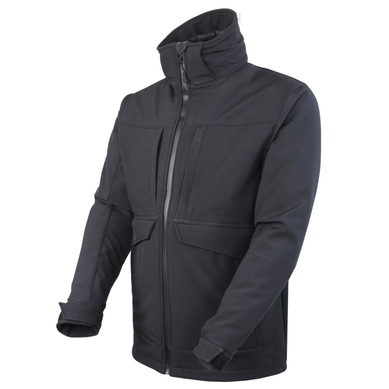 Parka OVERCAST SOFTSHELL ČIERNA