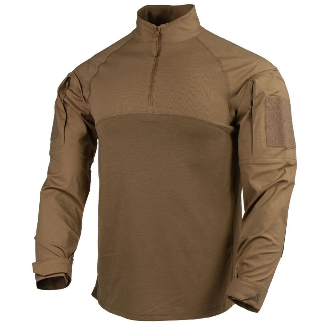 Košeľa taktická COMBAT GEN II so zipsom TAN