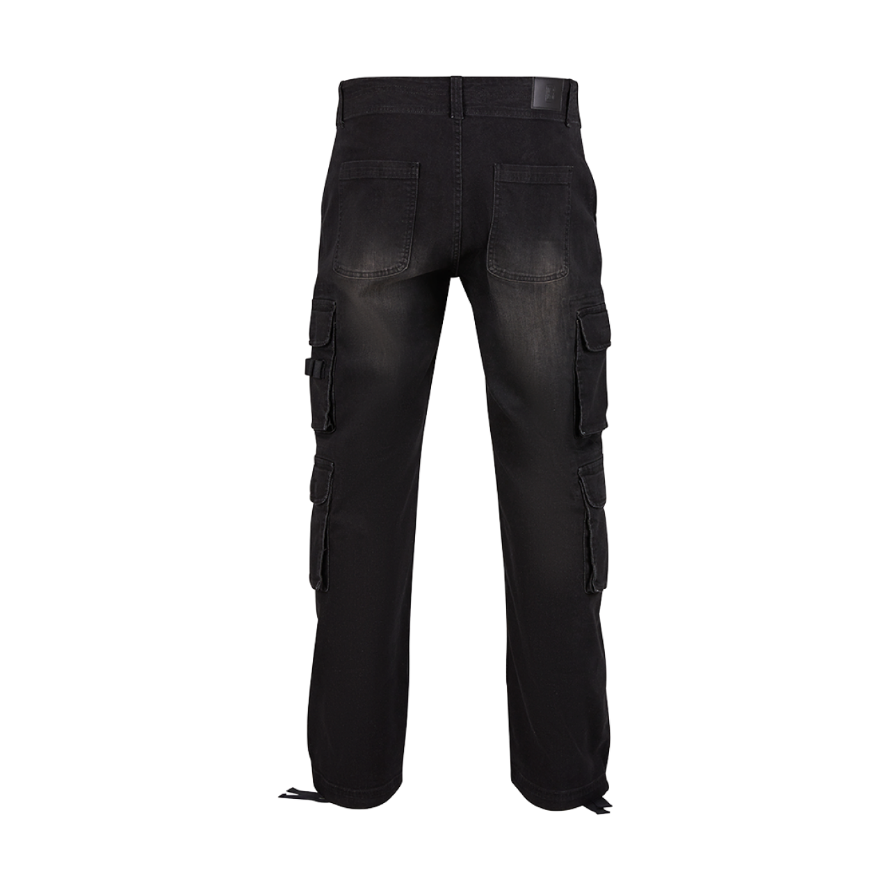 Nohavice Denim CARGO ČIERNE