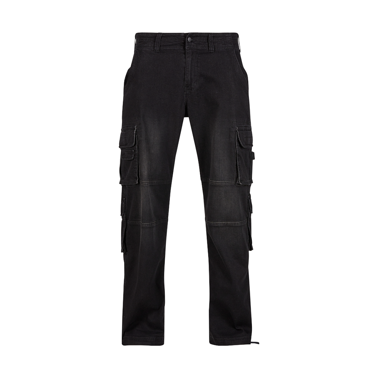 Nohavice Denim CARGO ČIERNE