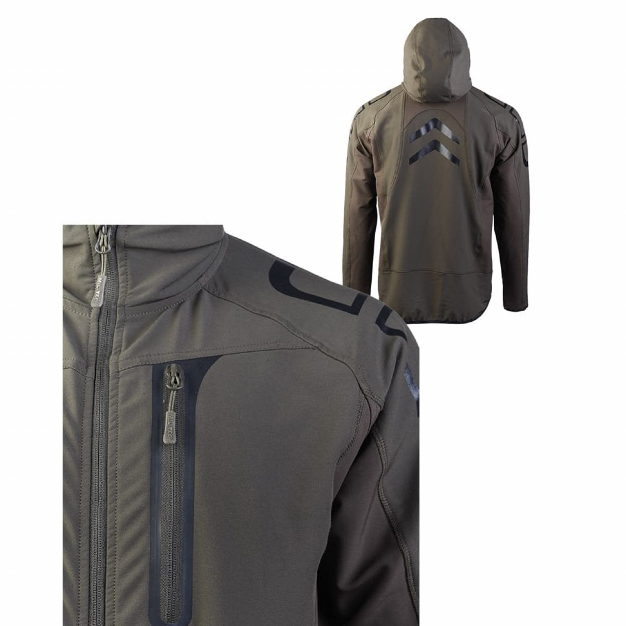 Softshellová bunda DYNAMIC FORCE FLEX-TECH ZELENÁ