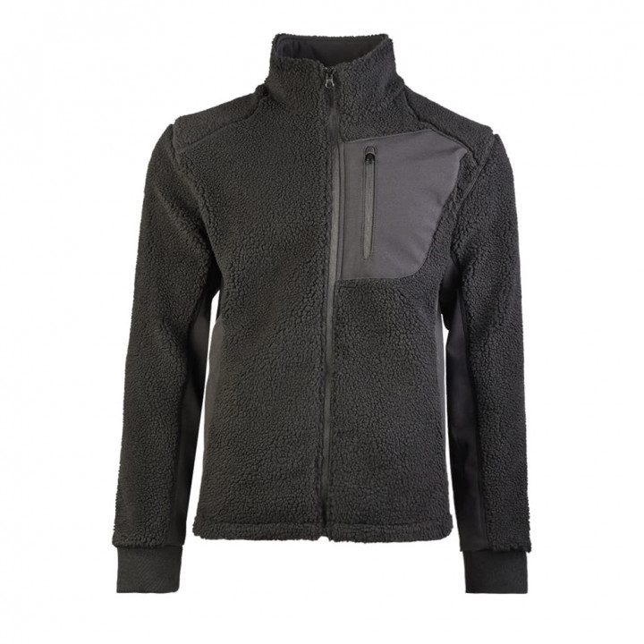 Mikina BEARFORCE COLD WEATHER fleece ČIERNA