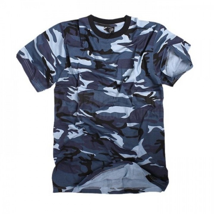 Tričko krátky rukáv SKY BLUE CAMO