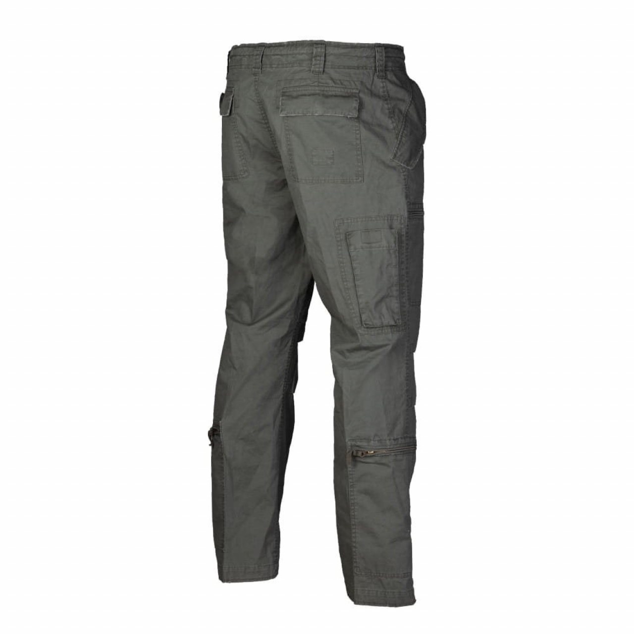 Nohavice PILOT bavlnené predprané STRAIGHT CUT ZELENÉ