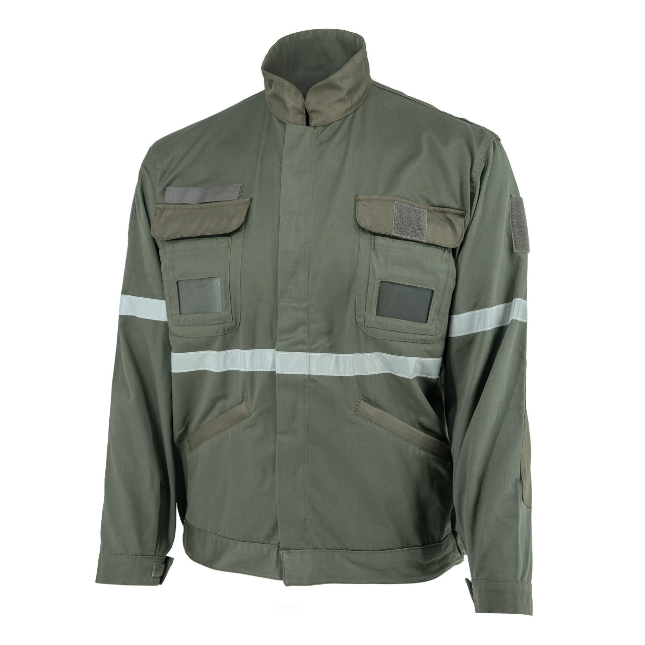 Bunda pre leteckého mechanika FR ARMEE reflexné pruhy ZELENÁ