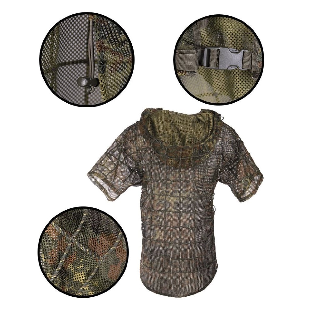 Prestrojenie maskovacie GHILLIE SNIPER FLECKTARN