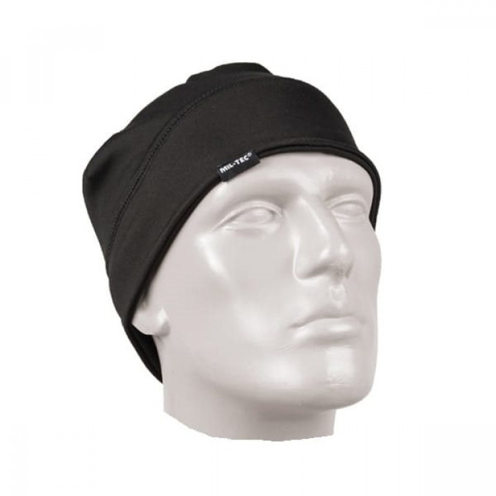 Čiapka ELASTIC FLEECE ČIERNA