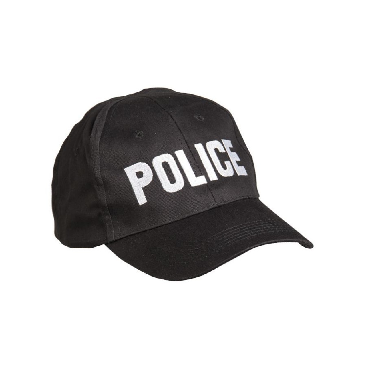 Čiapka baseball s nápisom 'POLICE' ČIERNA