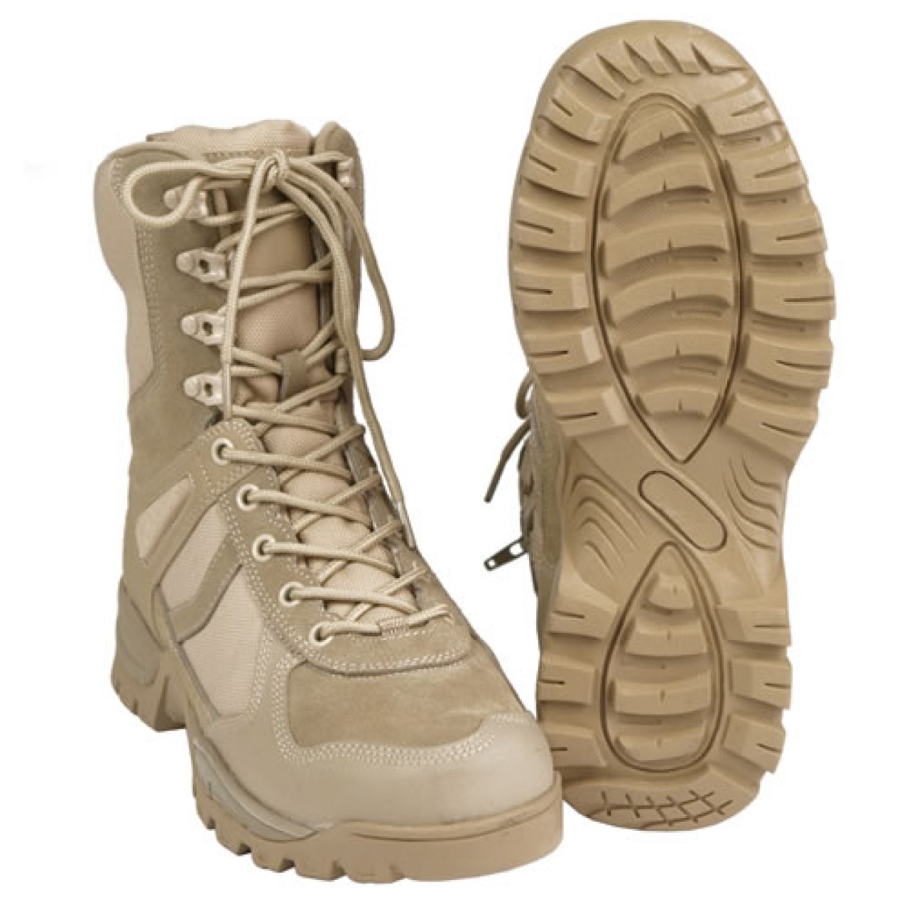 Topánky PATROL so zipsom COYOTE BROWN