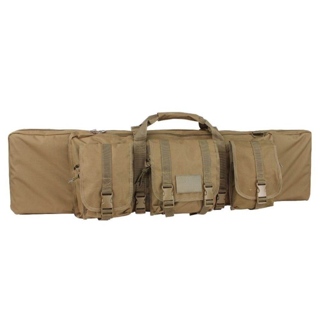 Taška na pušku 90 cm s 3 vreckami COYOTE BROWN