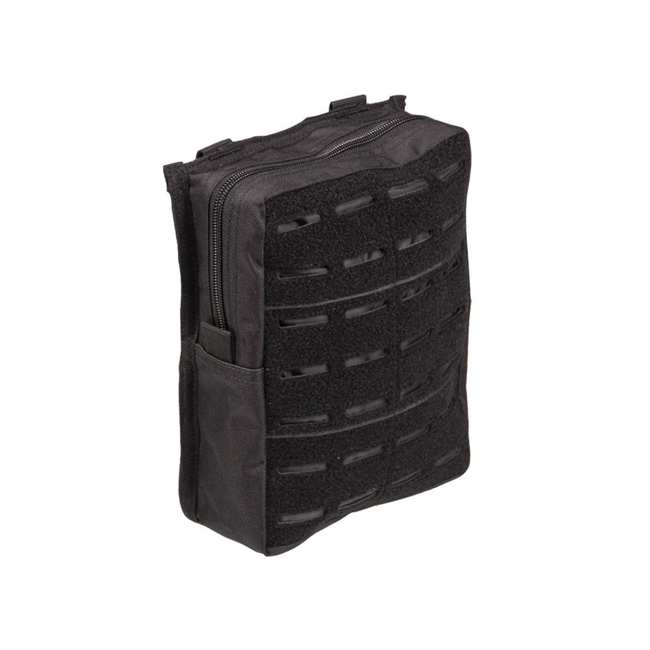 Puzdro veľké vertikálne LASER CUT MOLLE ČIERNE