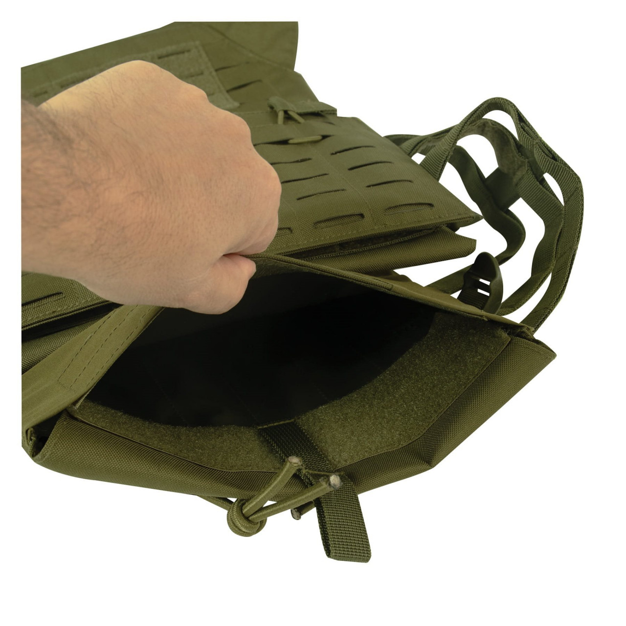 Vesta LASER CUT MOLLE nosič plátov ľahká OLIVE