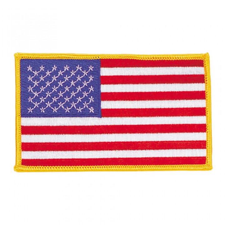 Nášivka US vlajka JUMBO 7,5 x 12,5 cm