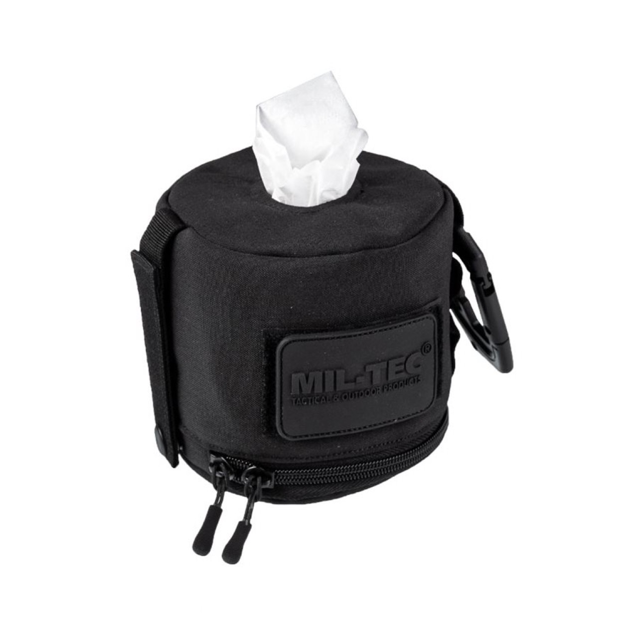 Puzdro MOLLE na obrúsky/toaletný papier ČIERNE