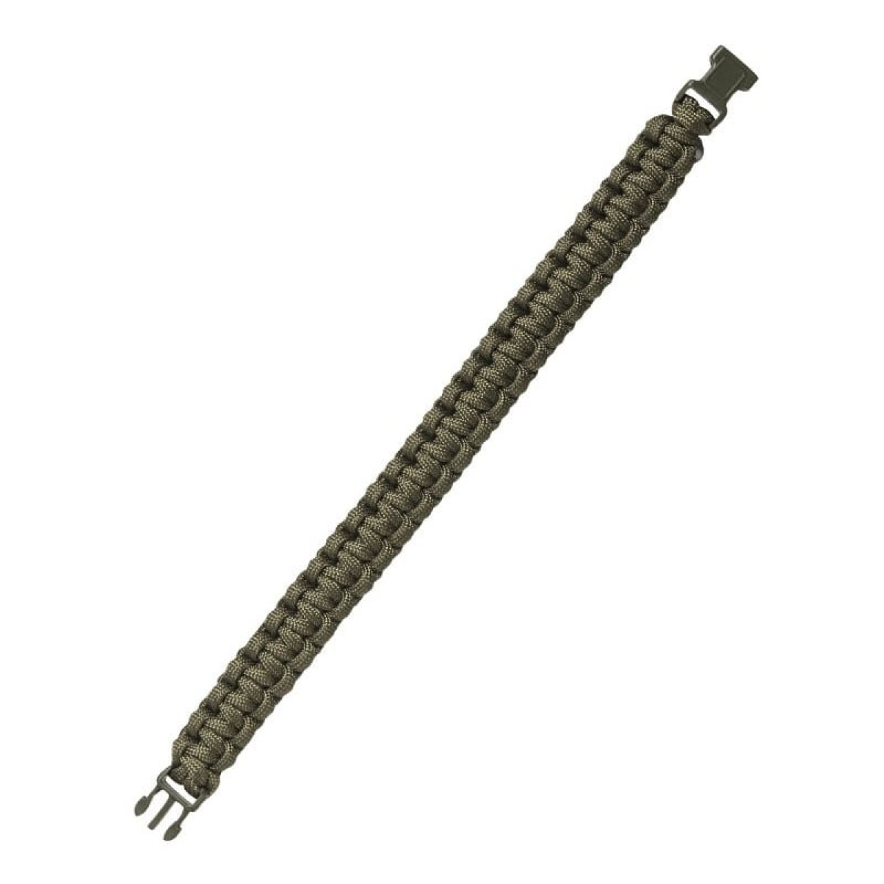 Náramok pletený PARACORD 15mm ZELENÝ