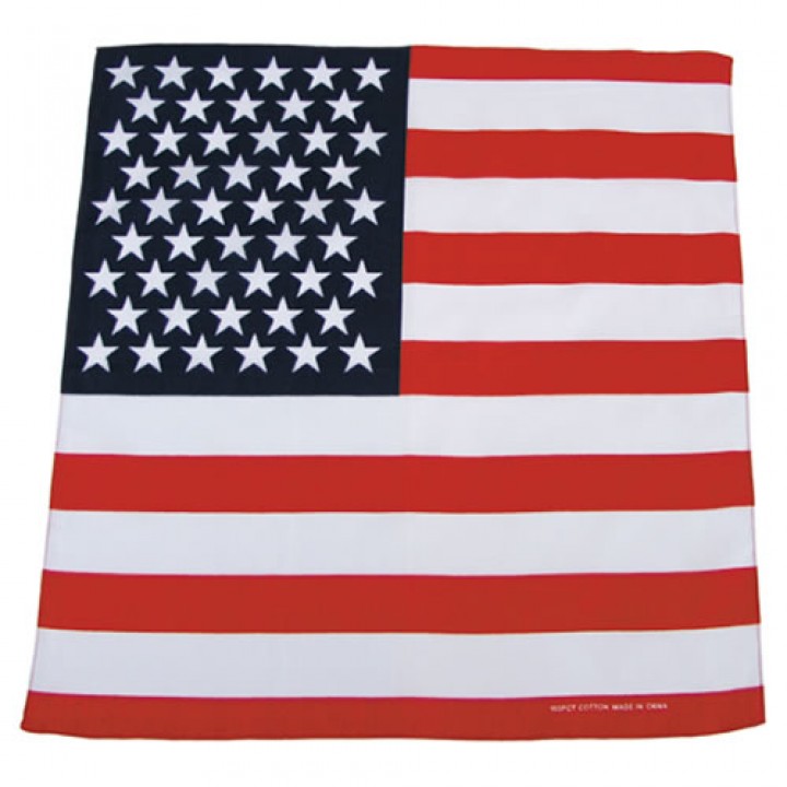 Šatka BANDANA 55x55 cm vlajka USA