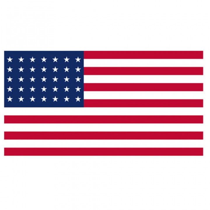 Vlajka USA 48 hviezd