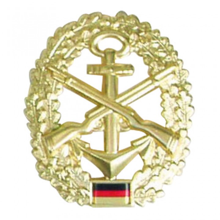 Odznak BW na baret zlatý Marine-Sicherungstruppe