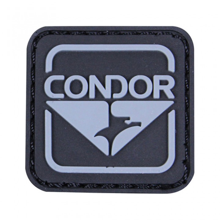 Nášivka CONDOR 3x3 PVC ČIERNA