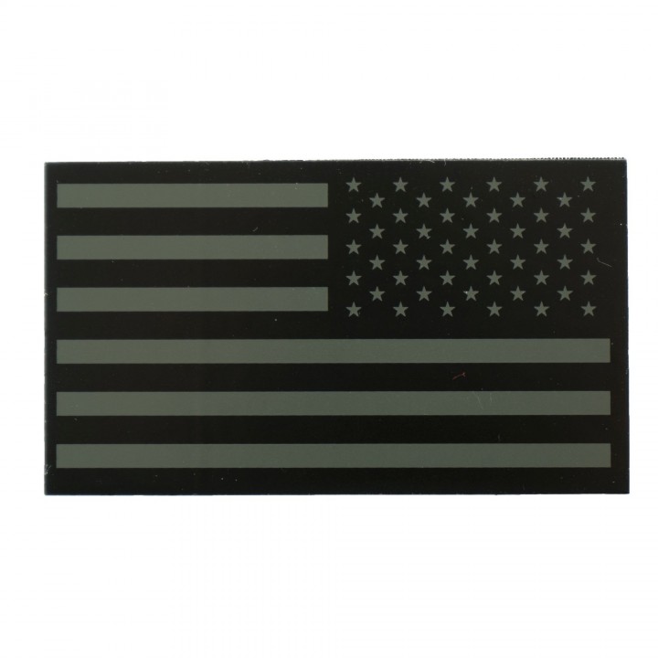 Nášivka IFF IR vlajka USA VELCRO reverzná ZELENÁ