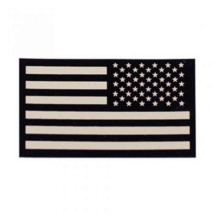 Nášivka IFF IR vlajka USA VELCRO reverzná PIESKOVÁ