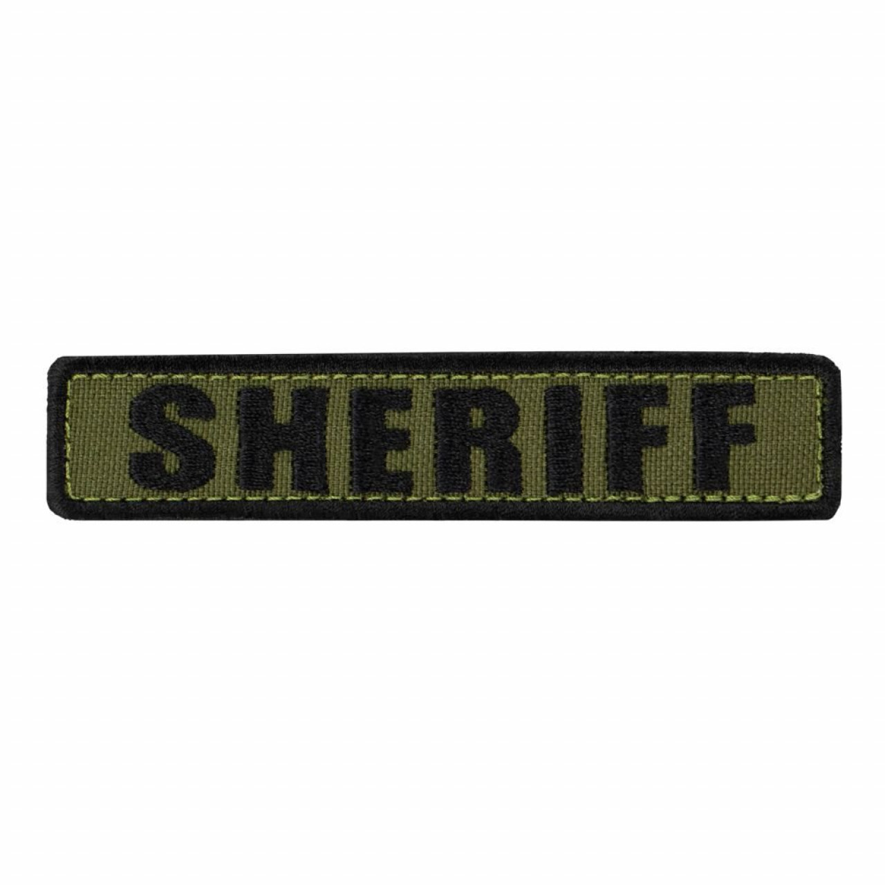 Nášivka SHERIFF 12,7 x 2,5 cm ČIERNA