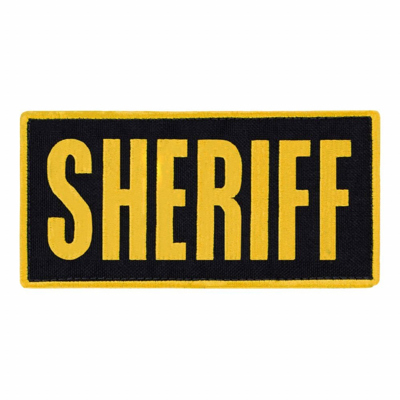 Nášivka SHERIFF 15,2 x 7,6 cm ŽLTÁ
