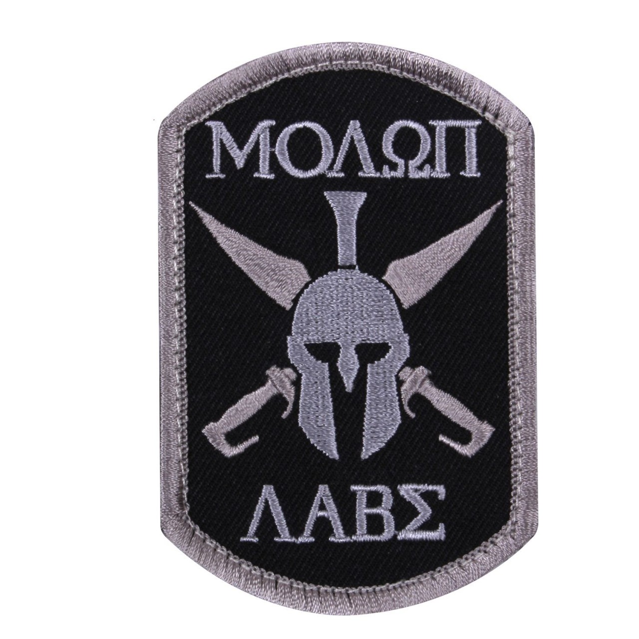 Nášivka MOLON LABE velcro BLACK