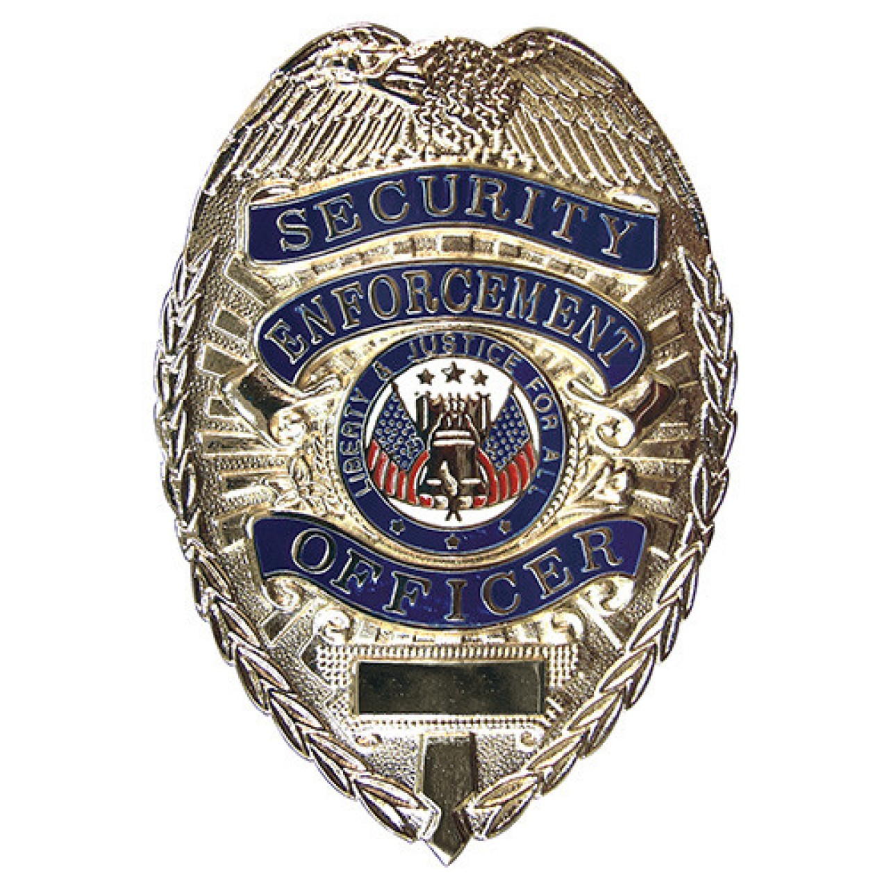 Odznak DELUXE SECURITY ENFORCEMENT OFFICER STRIEBORNÝ
