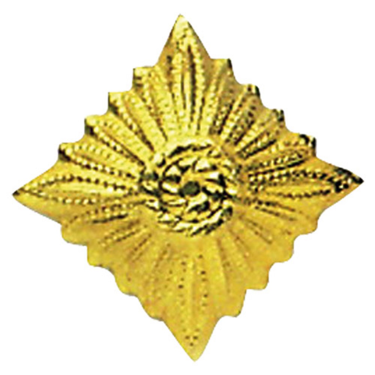 Odznak hodnostný NVA hviezda GOLD - ZLATÁ