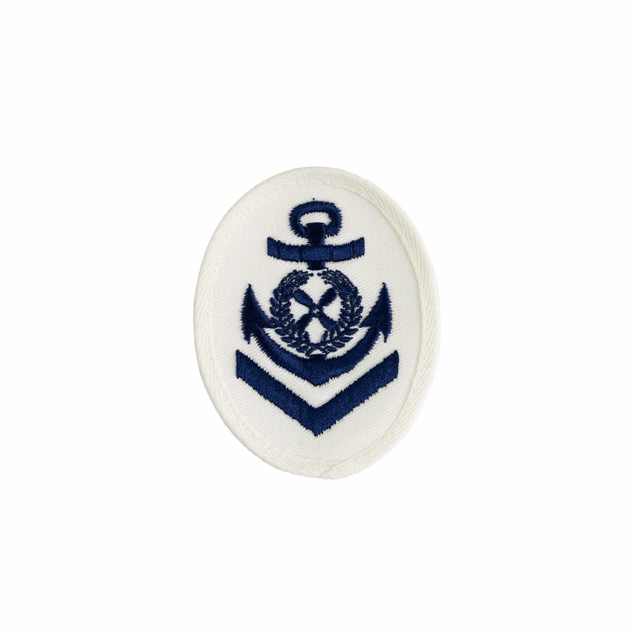 Nášivka NVA modrá kotva s vrtuľou BIELA