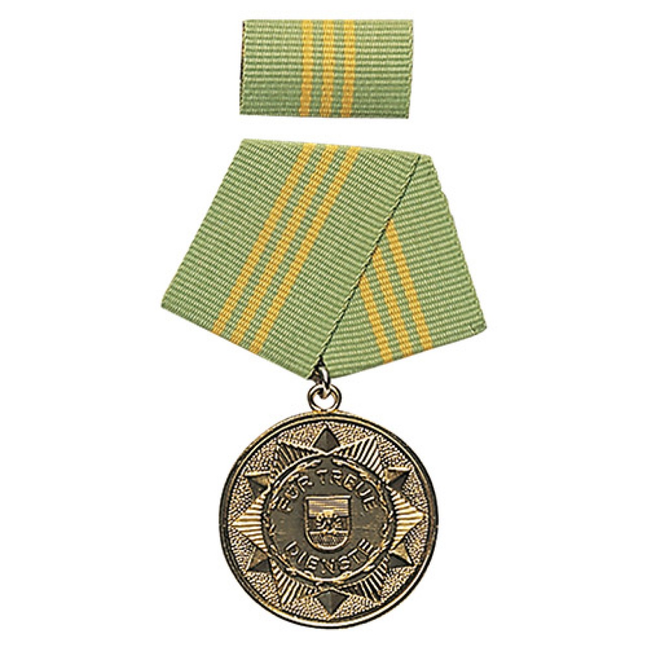 Medaila vyznamenania MDI 'F.TREUE DIENSTE' 15 rokov ZLATÁ