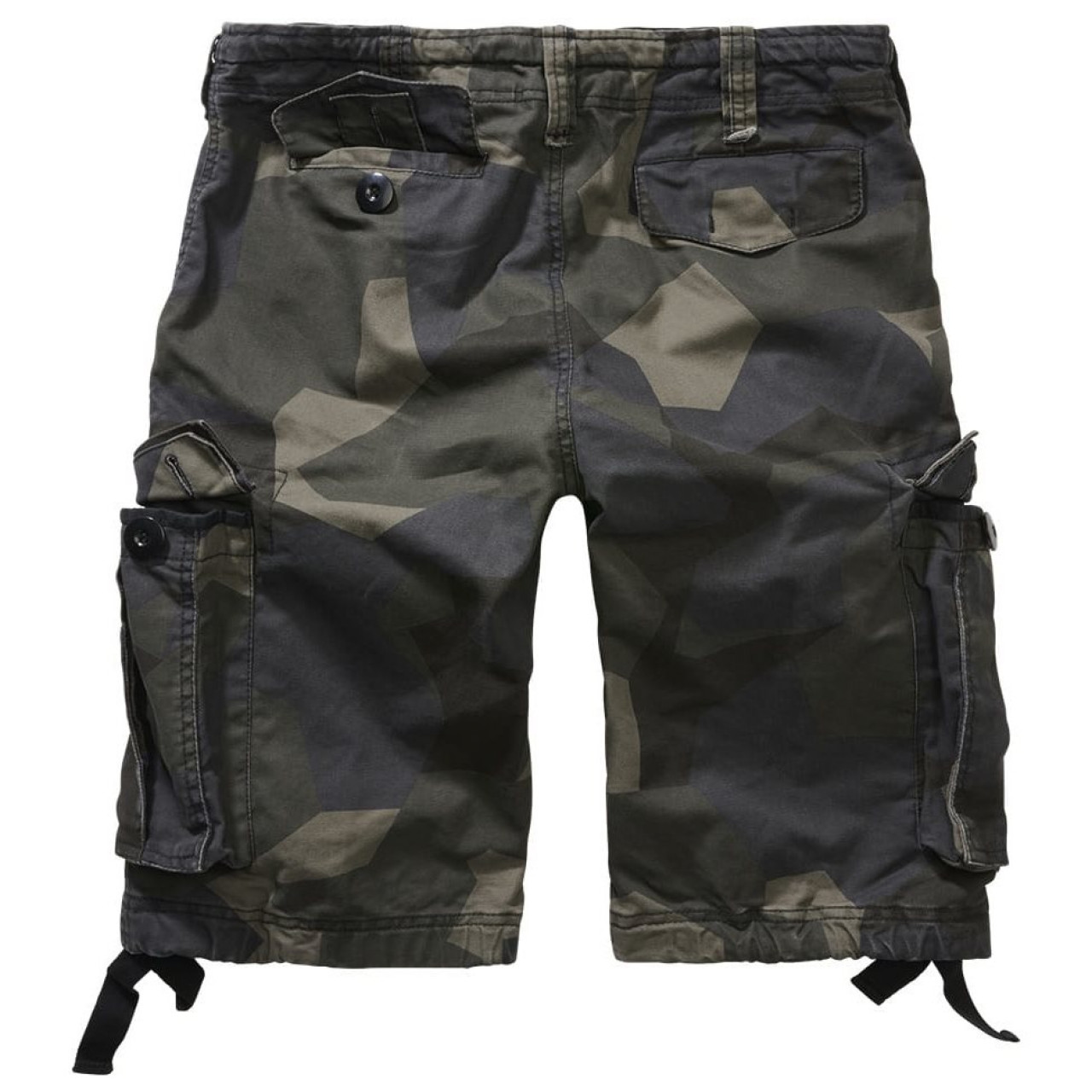 Nohavice krátke BRANDIT Vintage ŠVÉDSKE MASKOVANIE M90 DARK CAMO