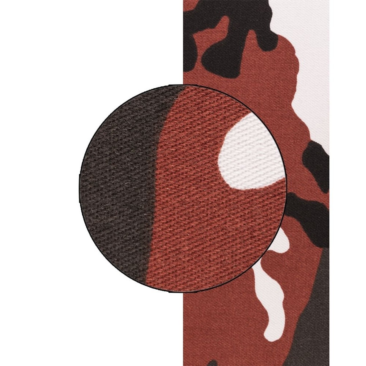 Tkanina keper URBAN CAMO RED šírka 160cm