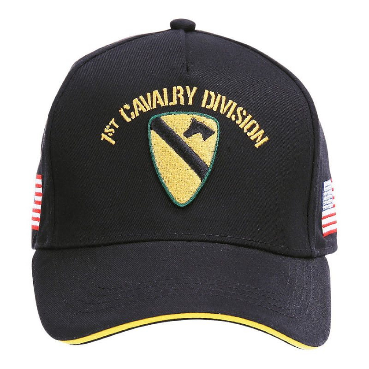 Čiapka BASEBALL US CAVALRY WWII 3D ČIERNA