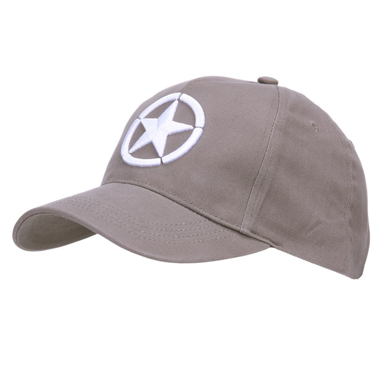Čiapka BASEBALL 3D výšivka ALLIED STAR WWII SIVÁ