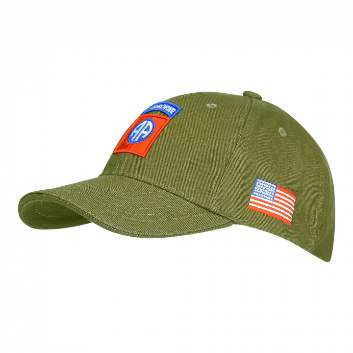Čiapka BASEBALL 82nd AIRBORNE ZELENÁ