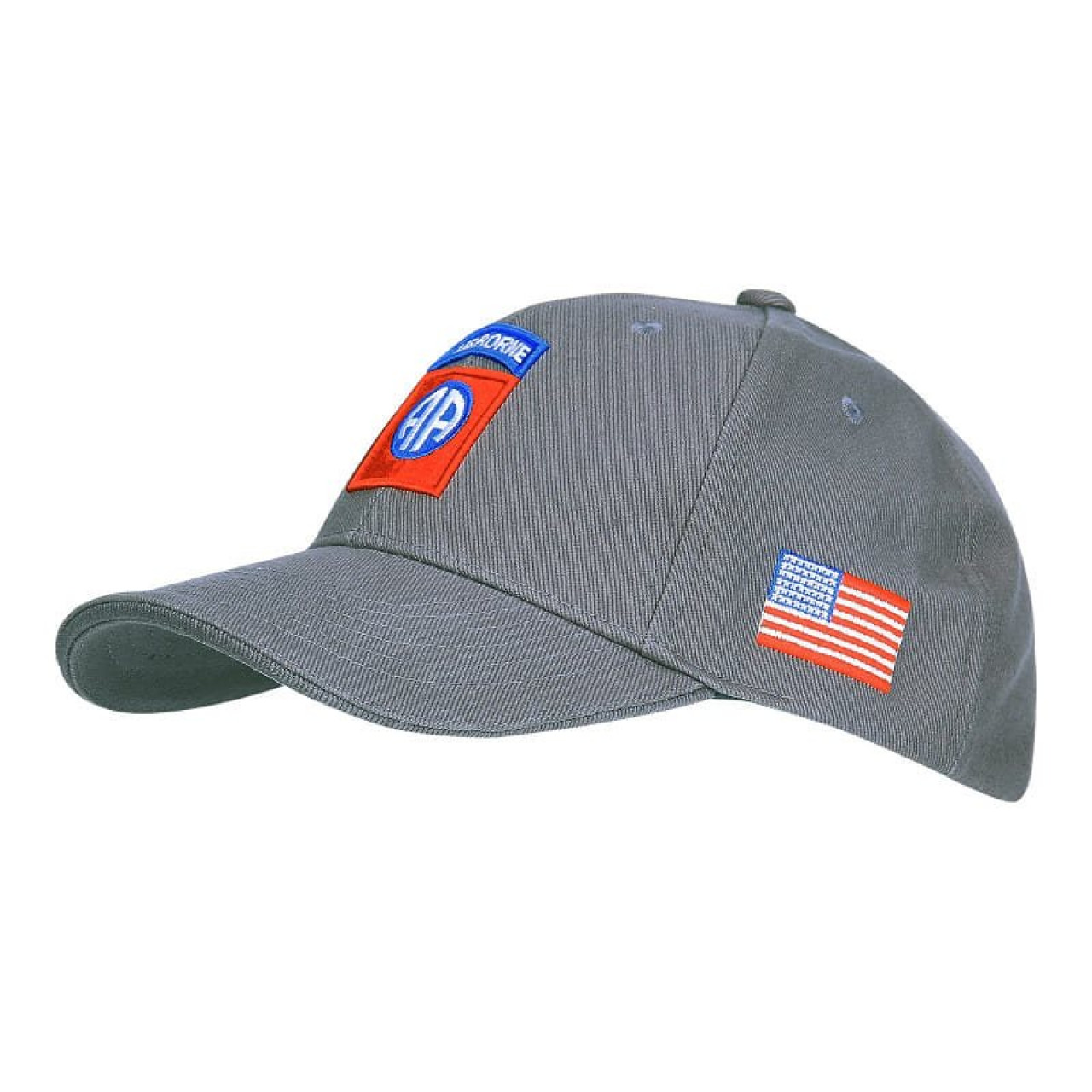 Čiapka BASEBALL 82nd AIRBORNE SIVÁ