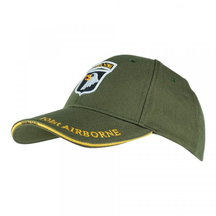 Čiapka BASEBALL ARMY 101st AIRBORNE ZELENÁ