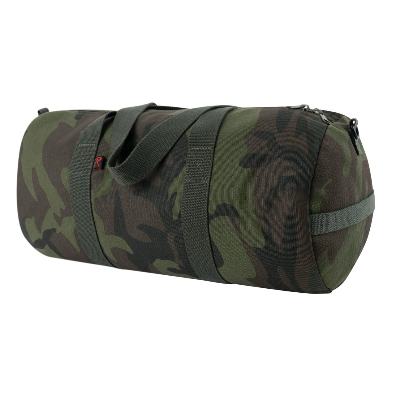 Taška cez rameno VALEC 48 x 23 cm bavlnená MIDNIGHT WOODLAND CAMO