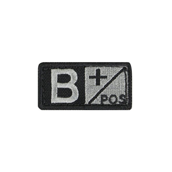 Nášivka krvná skupina B POS VELCRO FOLIAGE
