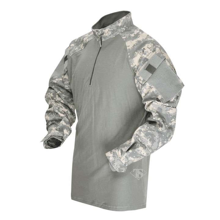Košeľa taktická COMBAT TRU 1/4 ZIPS ACU , AT - DIGITAL