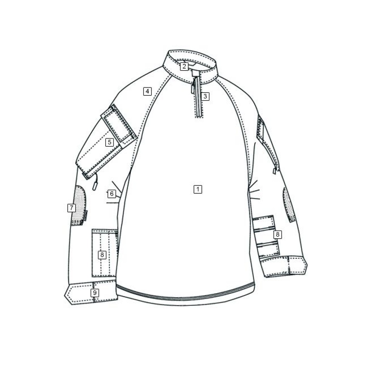 Košeľa taktická COMBAT TRU XTREME rip-stop MULTICAM®