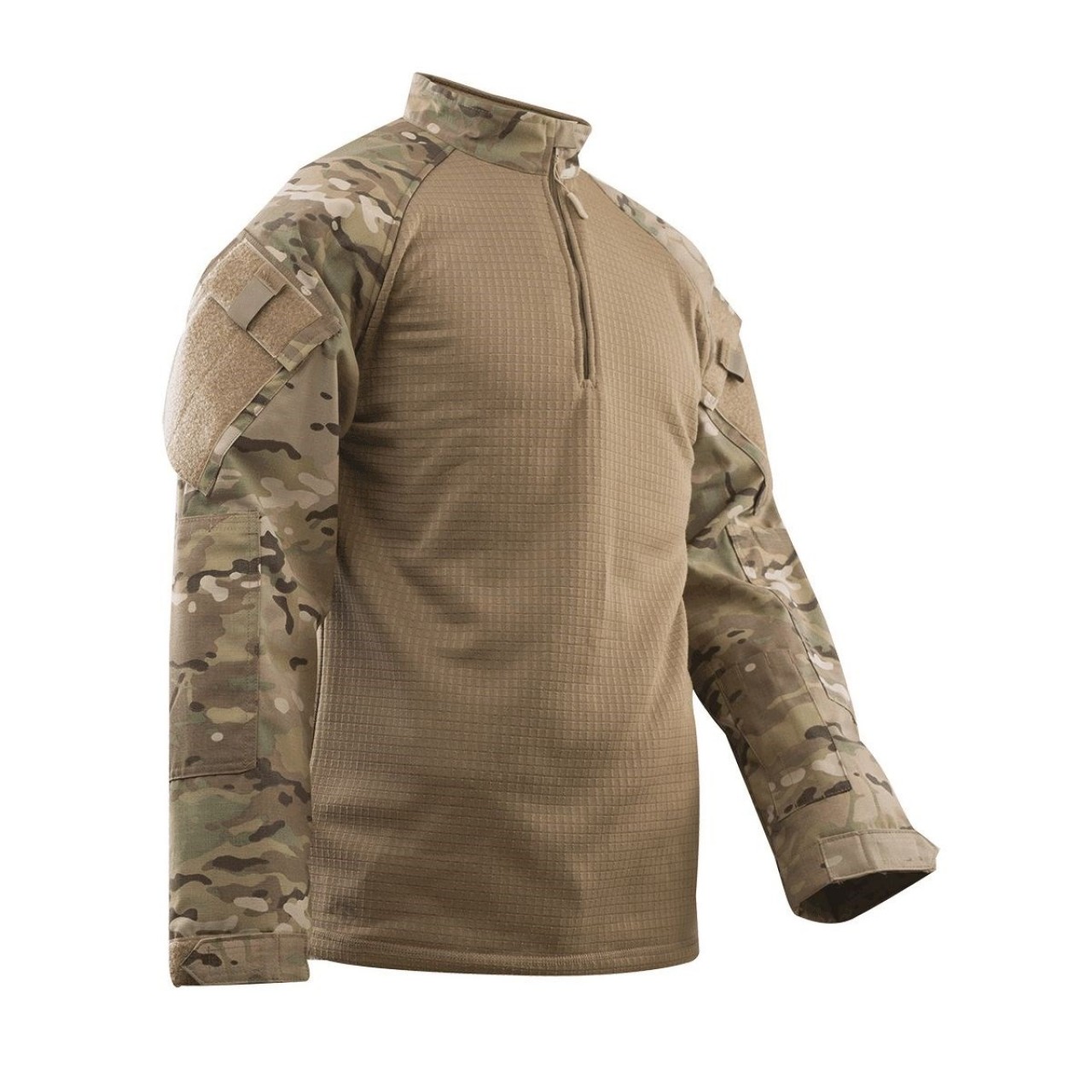 Košeľa taktická 1/4 zips COLD WEATHER s kapucňou MULTICAM
