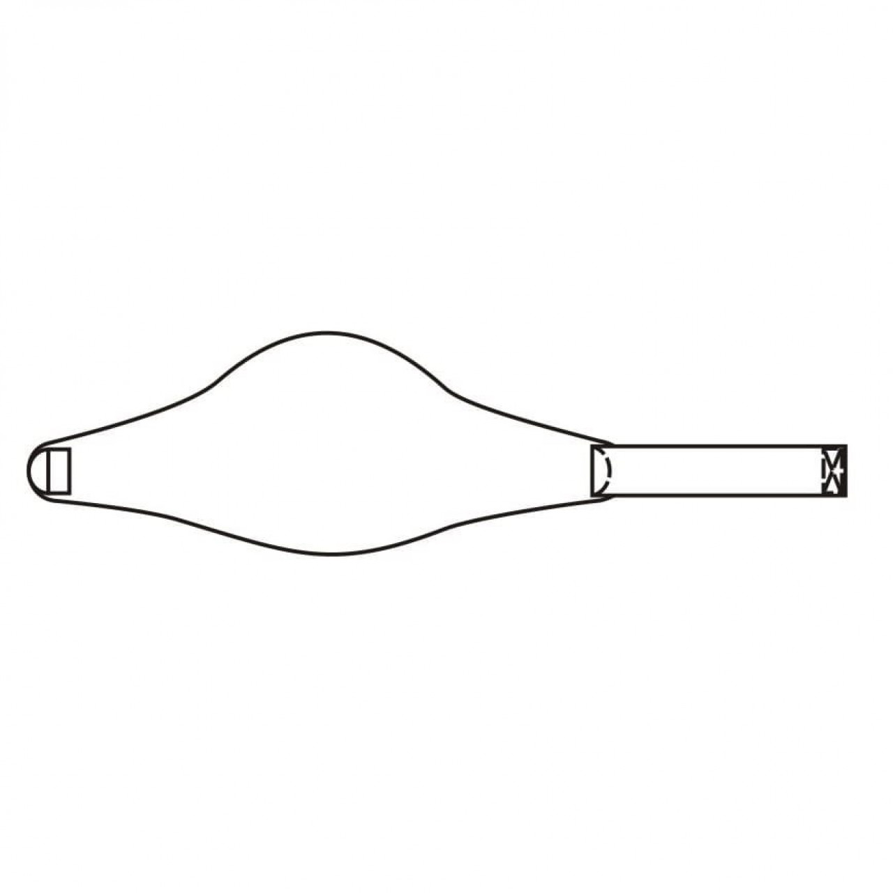 Pás bedrový GOPAS ČIERNY